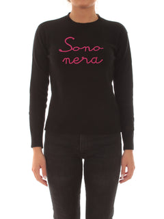 Mc2 Saint Barth New Queen maglia girocollo da donna NERA 00 EMB