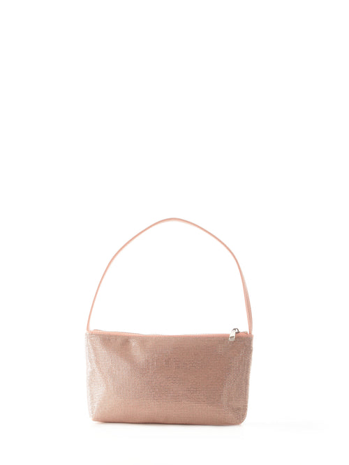 Mc2 Saint Barth STRASSY borsa mini con strass SB 27 ROSE GOLD da donna