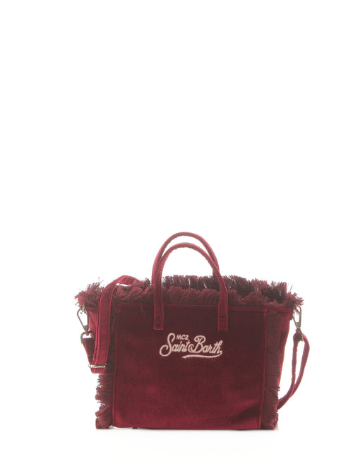 Mc2 Saint Barth Vanity Mini W borsa con fiocco da donna VELVET BOW 45 EMB