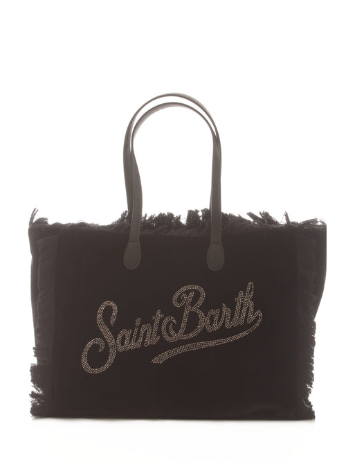 Mc2 Saint Barth Vanity W borsa da donna VELVET STRASS LOGO 00