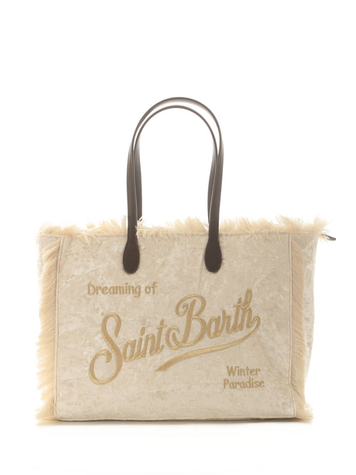 Mc2 Saint Barth Vantiy W borsa da donna CHENILLE 10OR EMB