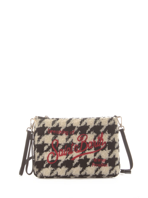 Mc2 Saint Barth Parisienne W pochette da donna con tracolla PIED DE POULE MAXI 00 EMB