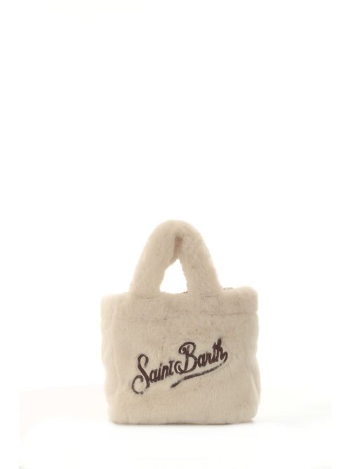 Mc2 Saint Barth Vanity Mini Soft borsa in ecopelliccia da donna FUR 1018 EMB