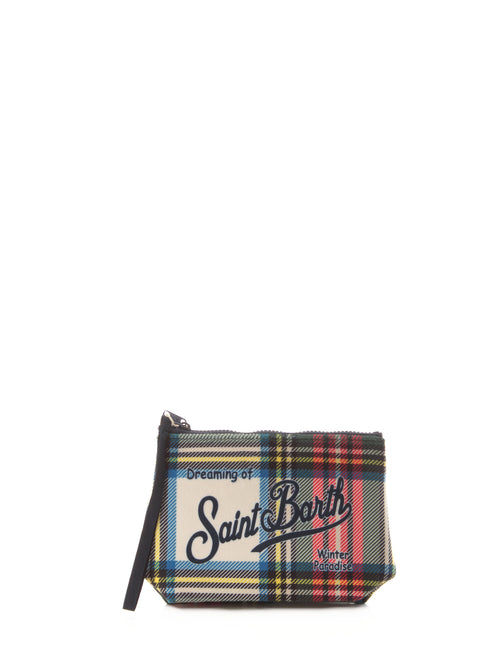 Mc2 Saint Barth Aline W holder bag pochette da donna TARTAN TRTN10