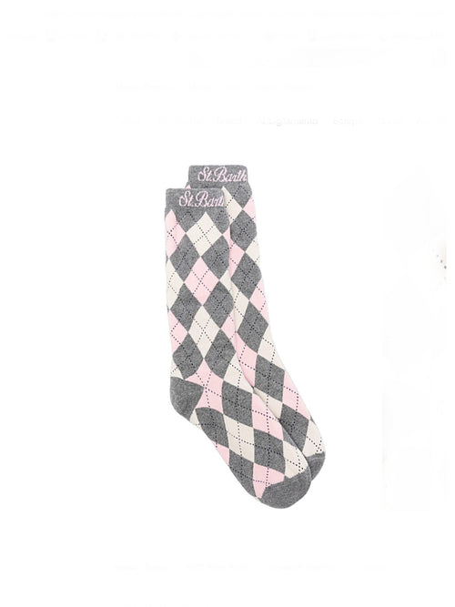 Mc2 Saint Barth Sox terry W calza da donna ARGYLE SMALL 15M21