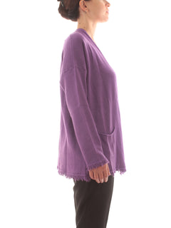 More by siste's cardigan sfrangiato da donna iris