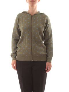 More by siste's cardigan a pois da donna militare/polvere