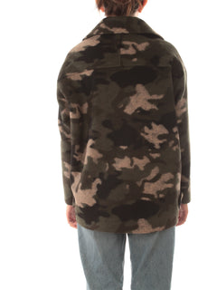 Guttha cappotto corto da donna camouflage