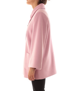 Guttha cappotto monopetto da donna rosa