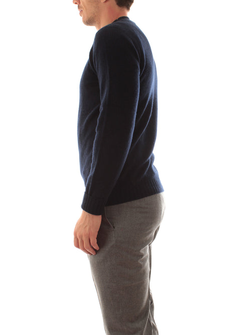 Drumohr maglia in cashmere da uomo blu