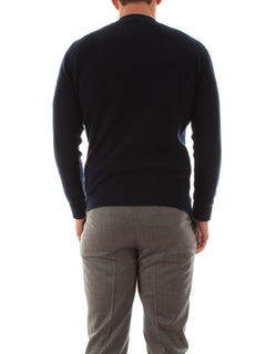 Drumohr maglia in cashmere da uomo blu
