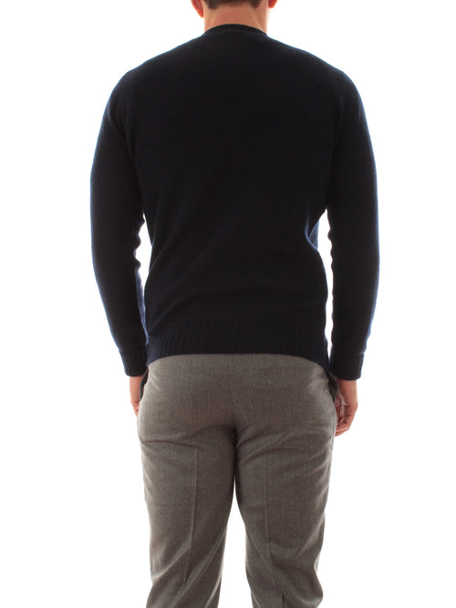 Drumohr maglia in cashmere da uomo blu