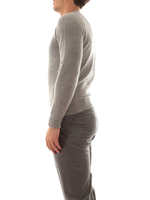 Drumohr maglia in cashmere da uomo grigio