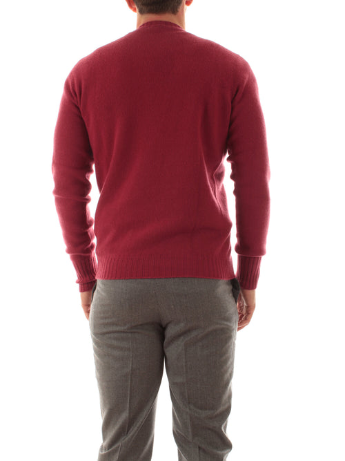 Drumohr maglia in cashmere da uomo rosso