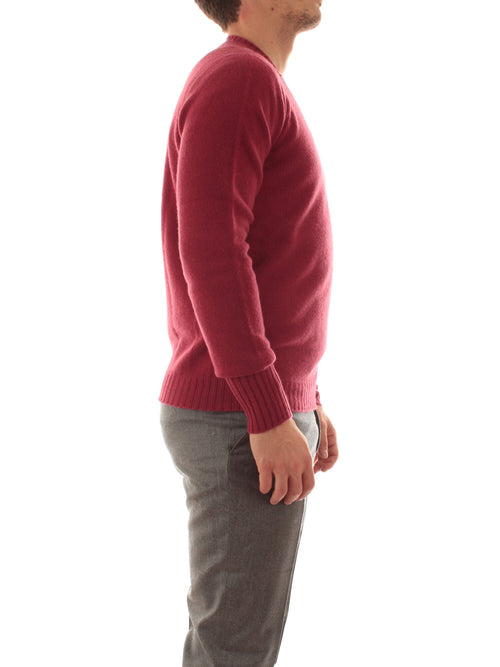 Drumohr maglia in cashmere da uomo rosso