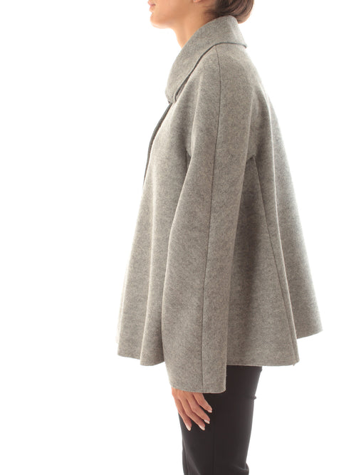 Guttha cappotto corto da donna grigio