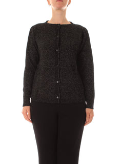 Persona by Marina Rinaldi palazzi cardigan da donna nero