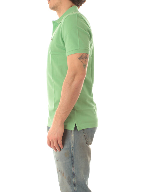 Lacoste polo slim fit da uomo verde lime