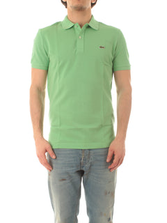 Lacoste polo slim fit da uomo verde lime