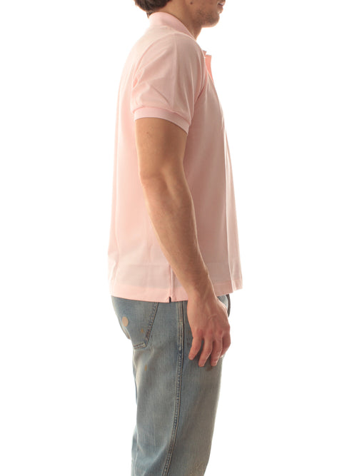 Lacoste polo classic fit da uomo rosa chiaro