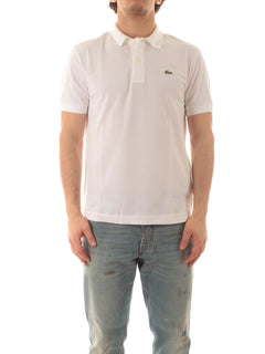 Lacoste polo classic fit da uomo bianco