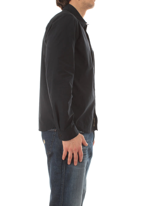 Woolrich CITY OVERSHIRT da uomo melton blue