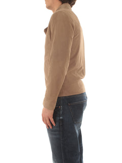 Barba NAIL sport jacket da uomo in suede tortora