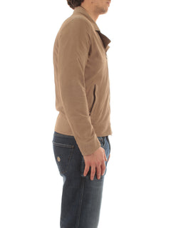 Barba NAIL sport jacket da uomo in suede tortora