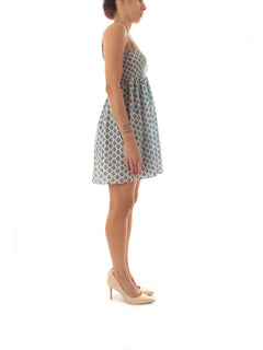 Mc2 Saint Barth HAWA abito con ricamo punto smock da donna COTTON RADICAL FLOWERS 10