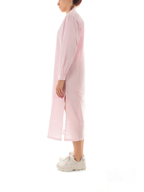 Mc2 Saint Barth abito da donna COTTON STRIPES 21 LUX EMB