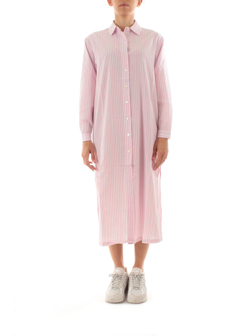 Mc2 Saint Barth abito da donna COTTON STRIPES 21 LUX EMB