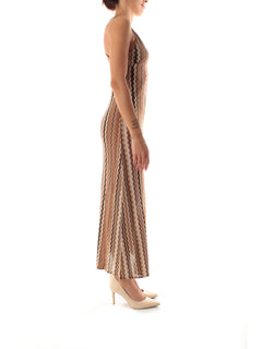 Mc2 Saint Barth EYDIS abito lungo da donna RACHEL CHEVRON 18