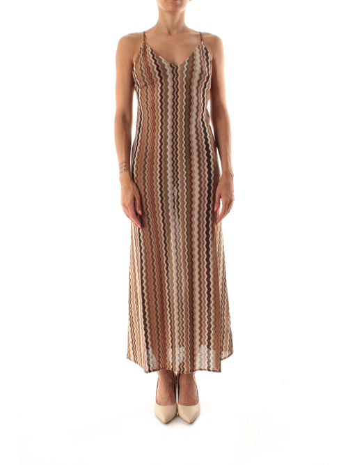 Mc2 Saint Barth EYDIS abito lungo da donna RACHEL CHEVRON 18