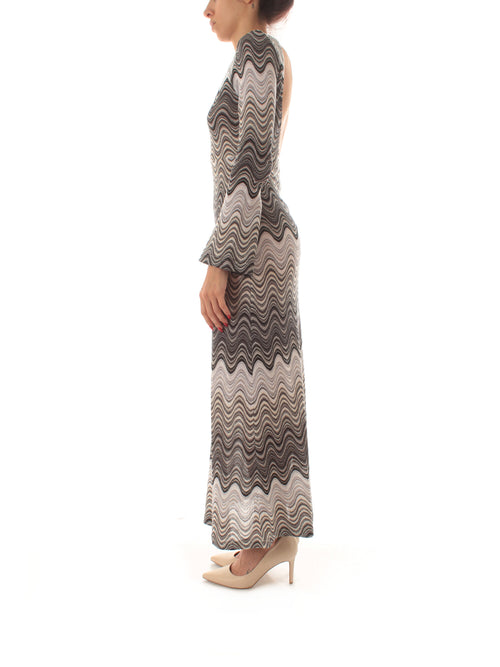 Mc2 Saint Barth VENERE abito lungo in maglia da donna RACHEL SEA WAVE 00