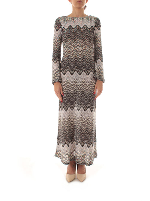 Mc2 Saint Barth VENERE abito lungo in maglia da donna RACHEL SEA WAVE 00
