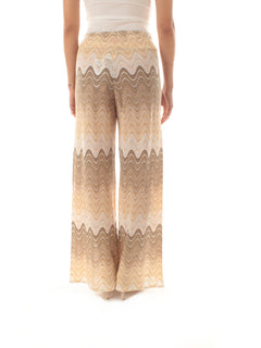 Mc2 Saint Barth AMALIA pantaloni wide leg da donna rachel sea wave 11