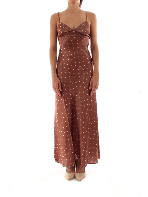 Mc2 Saint Barth RAVEL abito in seta da donna SILK CORIANDOL POIS 18