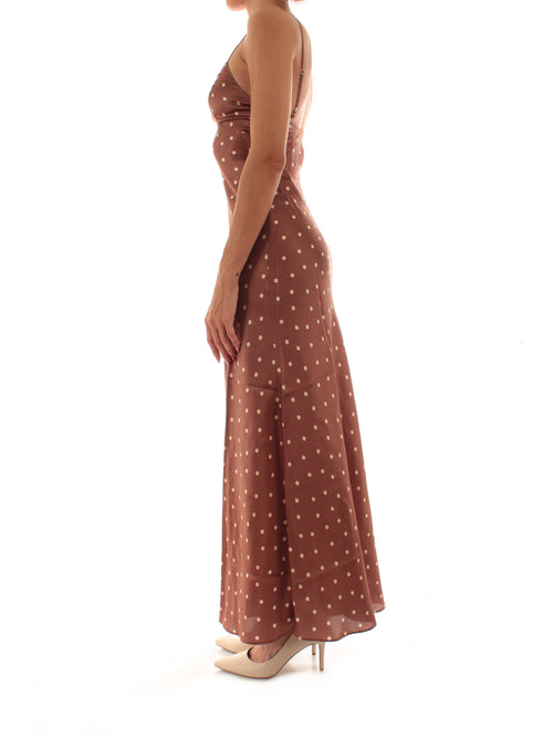 Mc2 Saint Barth RAVEL abito in seta da donna SILK CORIANDOL POIS 18
