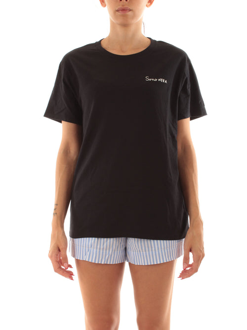 Mc2 Saint Barth EMILIE T-shirt da donna SONO NERA 00 EMB