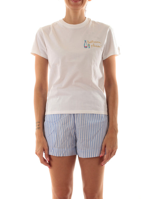 Mc2 Saint Barth EMILIE T-shirt da donna BOLLICINE PLEASE 01N EMB