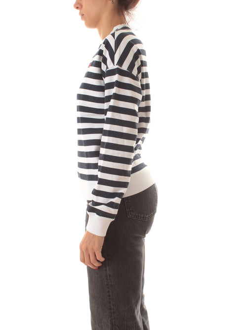 MC2 SAINT BARTH STARDUST LIGHT FELPA DA DONNA BEACH CLUB STRIPES 6101 EMB