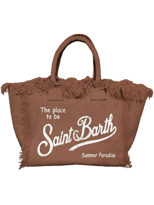 Mc2 Saint Barth VANITY borsa in canvas da donna 18 BROWN