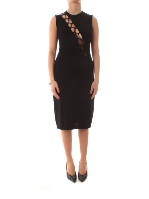 Akep abito con cut-out da donna nero