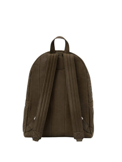 Orciani zaino Chevrette Woven in pelle verde da uomo