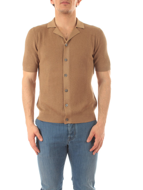 Mauro Ottaviani camicia a costine da uomo canapa