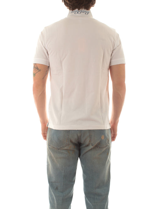 Sun 68 polo vintage da uomo bianco