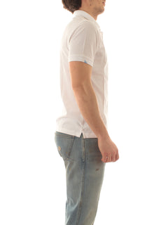 Sun 68 polo vintage da uomo bianco