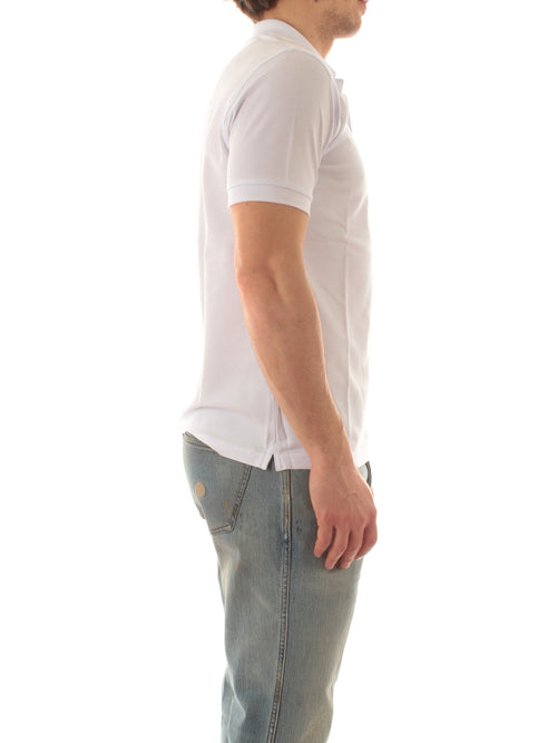 Sun 68 polo basic da uomo bianco