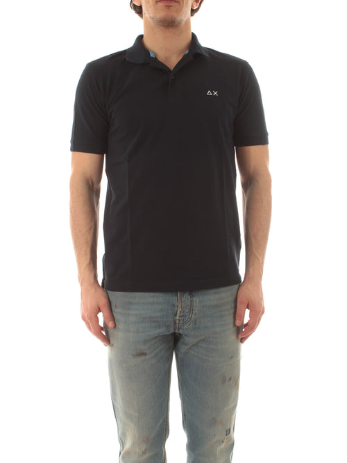 Sun 68 polo basic da uomo navy blue