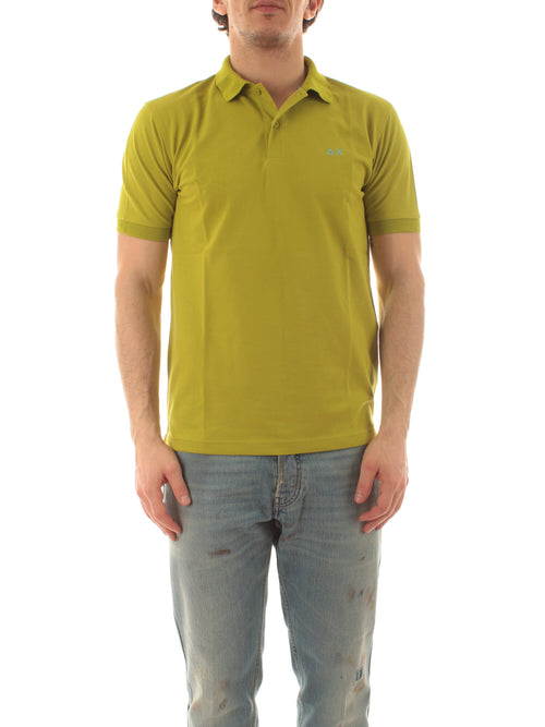 Sun 68 polo basic da uomo oliva